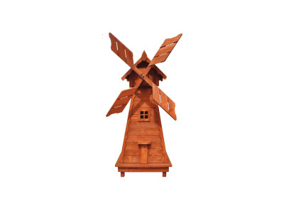 Decoration windmill 125cm mill windmill figures decoration garden real wood new