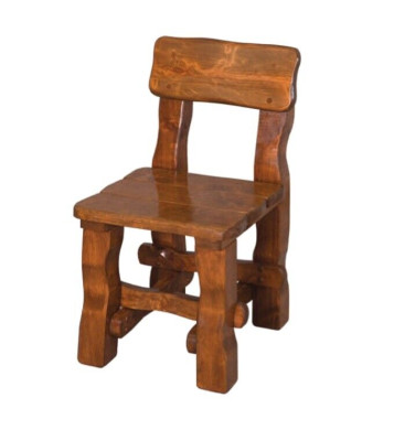 Garden chair wooden chair garden furniture chair solid wood brown handcraft solid wood new