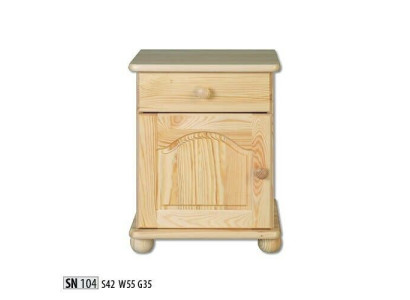 Solid Bedside table Wood Bedside tables Table Consoles Consoles Chest of drawers Country house style