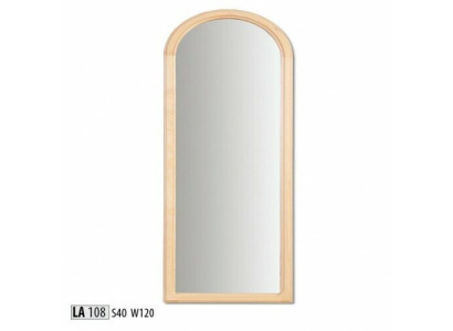 Wall mirror framed handmade real pine wood mirror Living room 120x40cm