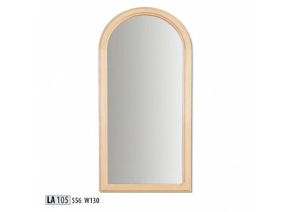 Mirror Real wood Handmade wooden frame Wall mirror Pine Holt Frame 130x56cm