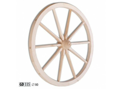 Wagon wheel wooden wheel spoke wheel 80 cm wall decoration horse rat decoration garden new