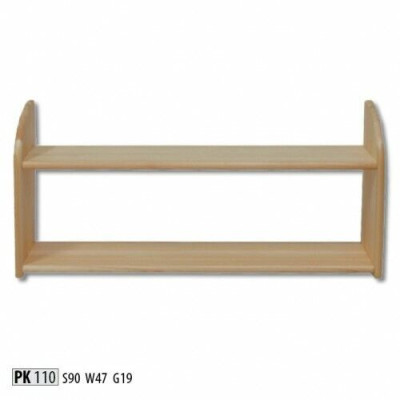 Wall shelf Bookshelf new Solid wood pine Solid Office shelf Shelf Wood new
