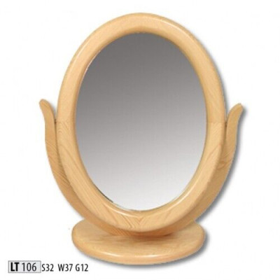 Handcrafted Mirror Dressing table made from real Pine wood Stand Wood Immediately