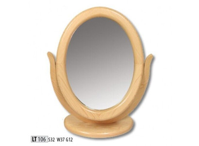 Handcrafted Mirror Dressing table made from real Pine wood Stand Wood Immediately