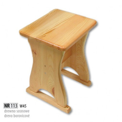 Stool wooden stool stool wooden stool solid pine new kitchen chair Bench seat
