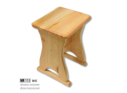 Stool wooden stool stool wooden stool solid pine new kitchen chair Bench seat