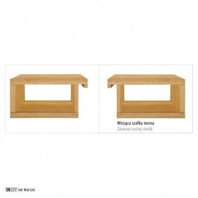 Bedside table Solid wood nightstand nightstand night console solid wood Furniture Wood