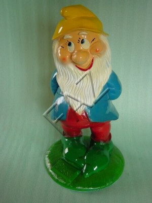 Dwarf figure garden statue sculpture figures sculptures decoration decoration new 47 cm