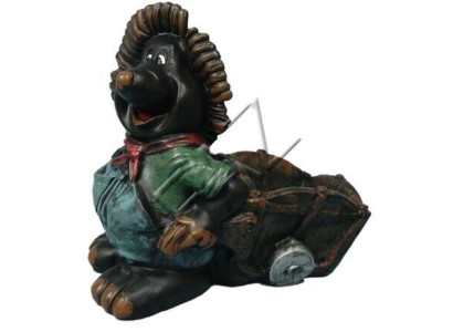 Design Mole Figure Garden Statue Sculpture Figures Sculptures Decoration