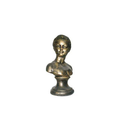 Children Bust Gold Antique Style Decorative Figure Statue Sculpture 29cm Figures Statues R11