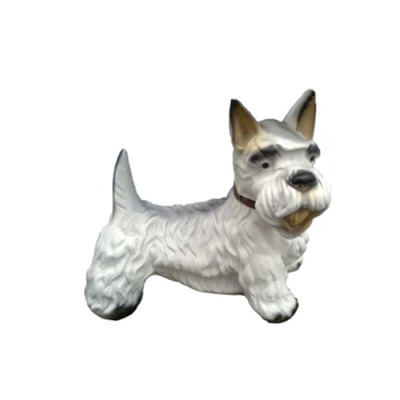 Decorative Figure Statue Sculpture 30 cm Figures Statues Sculptures Garden Dog (A26)