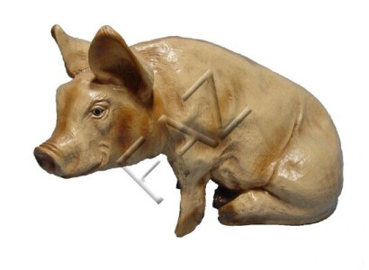 Design Pig Figure Garden Statue Sculpture Figures Sculptures Decoration c32
