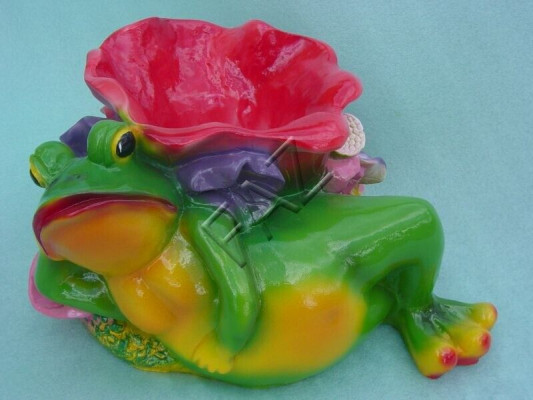 Design Frog Figure Garden Statue Sculpture Figures Sculptures Decoration c504