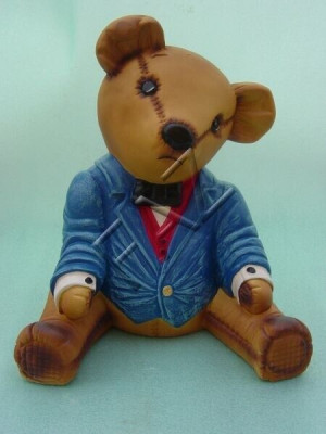 Design Teddy Figure Statue Sculpture Figures Sculptures Decoration Decoration new c422