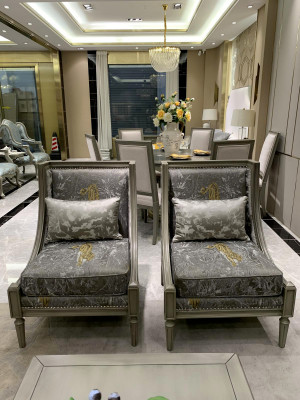 Armchair Luxury Upholstery Designer Textile 1 Seater Upholstery Seat EinSeat  Furniture new