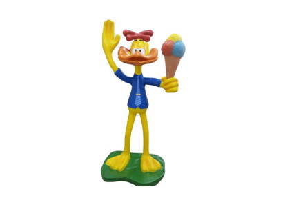 Sculpture duck with ice cream advertising ice cream parlor figures statues stand 205 cm comic