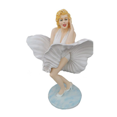 Abstract figure Marilyn Monroe sculpture life-size dress 60s style USA 165 cm