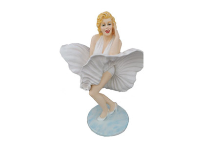 Abstract figure Marilyn Monroe sculpture life-size dress 60s style USA 165 cm