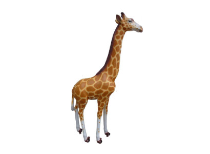 Garden Decoration Zoo Giraffe Statue Figure Decorative Statues Sculpture Figures 195cm