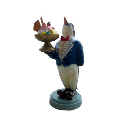 Ice Cream Figure Statue Stand Ice Cream Parlor Penguin Gastronomy Statues 175cm new