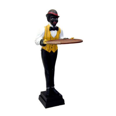 Butler Figure Statue Figures Statues Sculpture Restaurant Hotel 170cm Shelf new