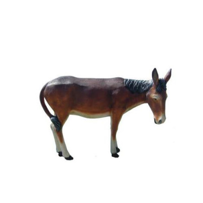 Donkey Decorative Statue Garden Figures Statues 150 cm Life Size Figure Plastic