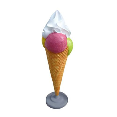 Ice Cream Figure Statue Stand Ice Cream Parlor Gastronomy Statues 185cm Restaurant