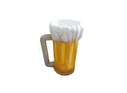 Beer Garden Mug Stand Sculpture Glass Figure Sculptures 93cm Stand Advertising
