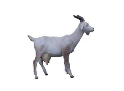 Goat Decorative Statue Garden Figures Statues 120 cm Life Size Figure Plastic