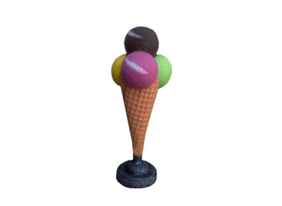 Ice cream sculpture chocolate ice cream statue sculptures statues 140cm statues new