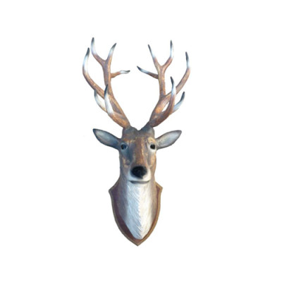 Deer Antler Head Wall Decoration Decoration 110cm Wall Design Head Sculpture Statue