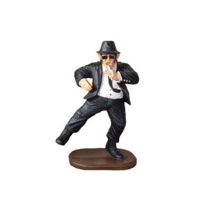 Decorative Figure Statue Sculpture 90 cm Figures Statues Sculptures Dance Black Men P121
