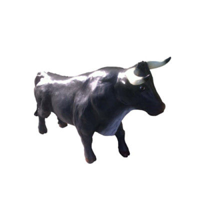 Bull Decorative Statue Garden Figures Statues 110 cm Life Size Figure Plastic