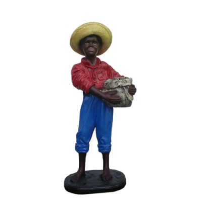 Decorative figure statue sculpture 115 cm figures statues sculptures black boy P78
