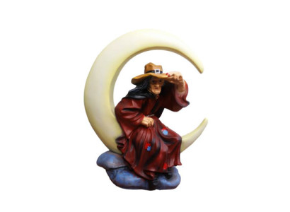 Decorative figure statue sculpture 80 cm figures statues sculptures witch moon new P133