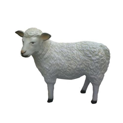 Sheep Decorative Statue Garden Figures Statues 80 cm Life Size Figure