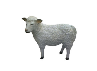 Sheep Decorative Statue Garden Figures Statues 80 cm Life Size Figure