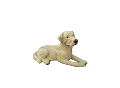 Dog figure dog figures statues modern beige painted new 88cm statue sculpture