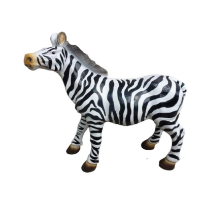 Modern Design Zebra Animal Garden from Plastic Decoration Deco Sculpture 70cm new