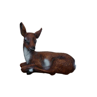 Figures Sculpture Garden Decoration Decorative Sculpture Statue Fawn Deer Baby 58cm
