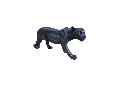 African Panther Decorative Statue Garden Figures Statues 85cm Life Size