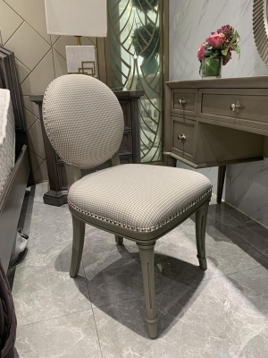 Dining room Wood Furniture Chairs Luxury Design Upholstery Chair Seating furniture gray wooden chair