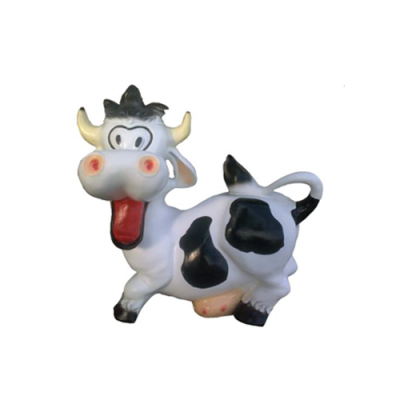 Decoration Garden Plastic Figures Hand Painted Figure Statue Funny Cow 40cm new