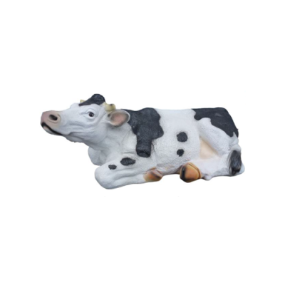 Modern Figure Cow Cattle Plastic Sculpture Statues Figures Decoration Calf 70cm