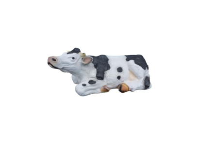 Modern Figure Cow Cattle Plastic Sculpture Statues Figures Decoration Calf 70cm