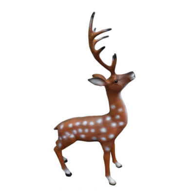 Beautiful decorative modern sculpture of a deer, figure height 75 cm.