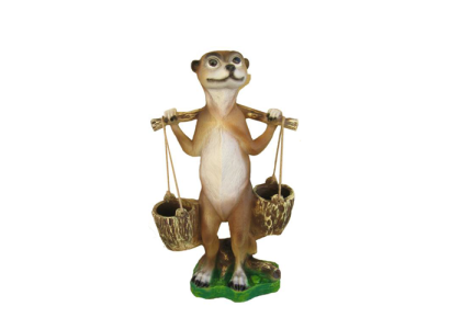 Modern Design Ferret Garden Plastic Sculpture 60cm Statue Decoration Decoration