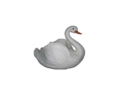 Swan Decorative Statue Garden Figures Statues 34cm Life Size Figure Plastic