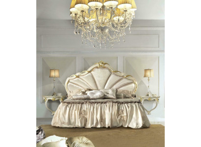 Classic s Bed frame Beds - Double Bed 180x200cm - Baroque Rococo Italy